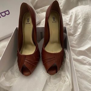Baker’s cognac stilettos